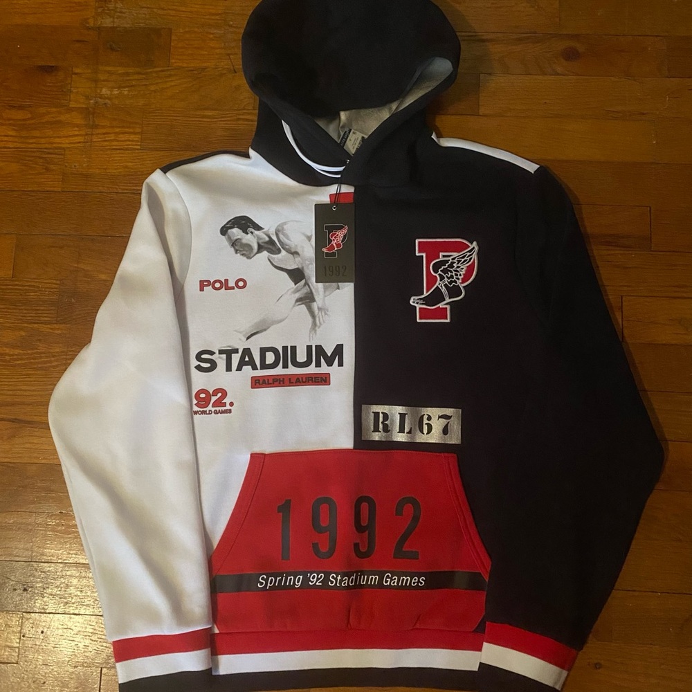 NWT Polo Ralph Lauren Stadium Hoodie Size Small